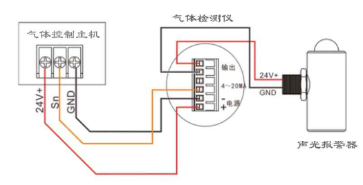 有毒气体报警器三线制接法